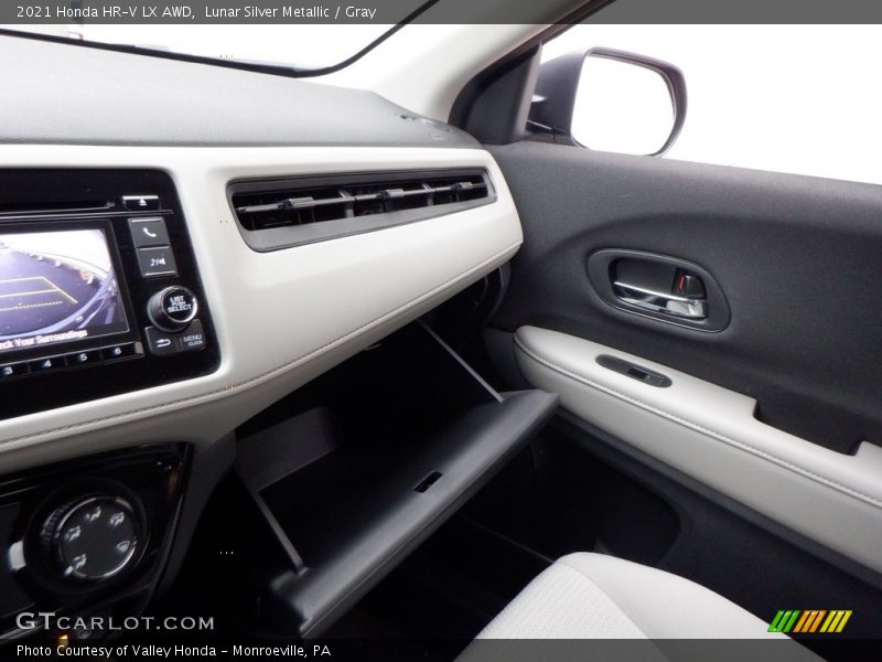 Lunar Silver Metallic / Gray 2021 Honda HR-V LX AWD