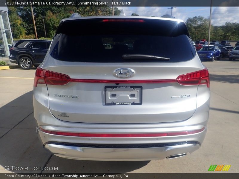 Shimmering Silver Pearl / Black 2023 Hyundai Santa Fe Calligraphy AWD