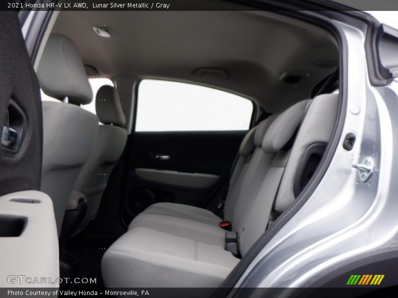 Lunar Silver Metallic / Gray 2021 Honda HR-V LX AWD