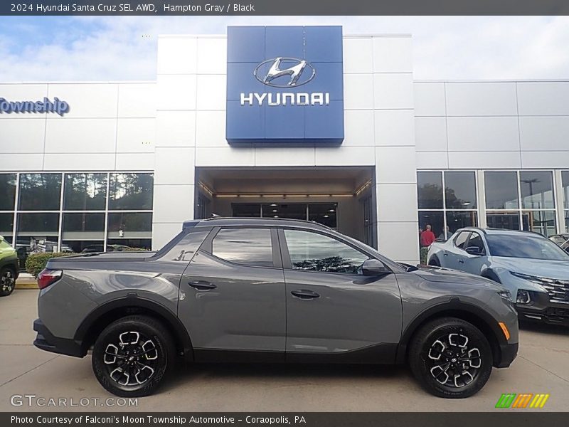 Hampton Gray / Black 2024 Hyundai Santa Cruz SEL AWD