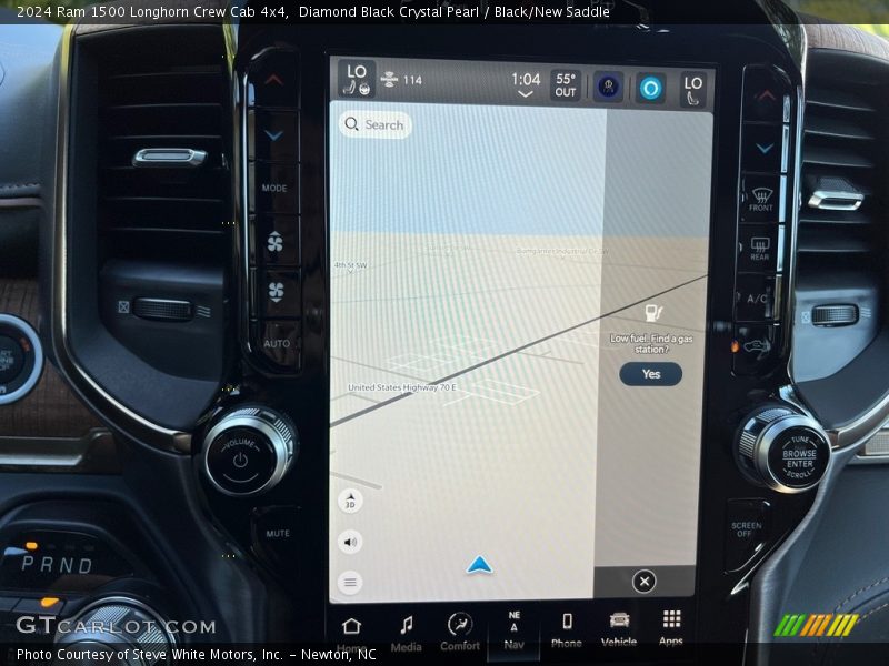 Navigation of 2024 1500 Longhorn Crew Cab 4x4
