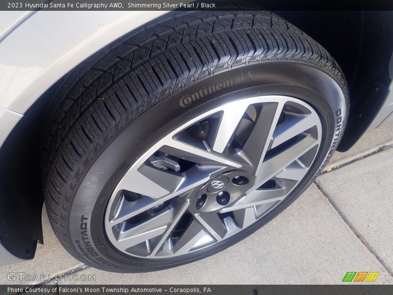Shimmering Silver Pearl / Black 2023 Hyundai Santa Fe Calligraphy AWD