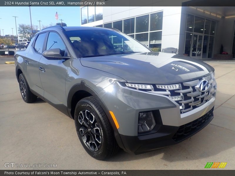Hampton Gray / Black 2024 Hyundai Santa Cruz SEL AWD