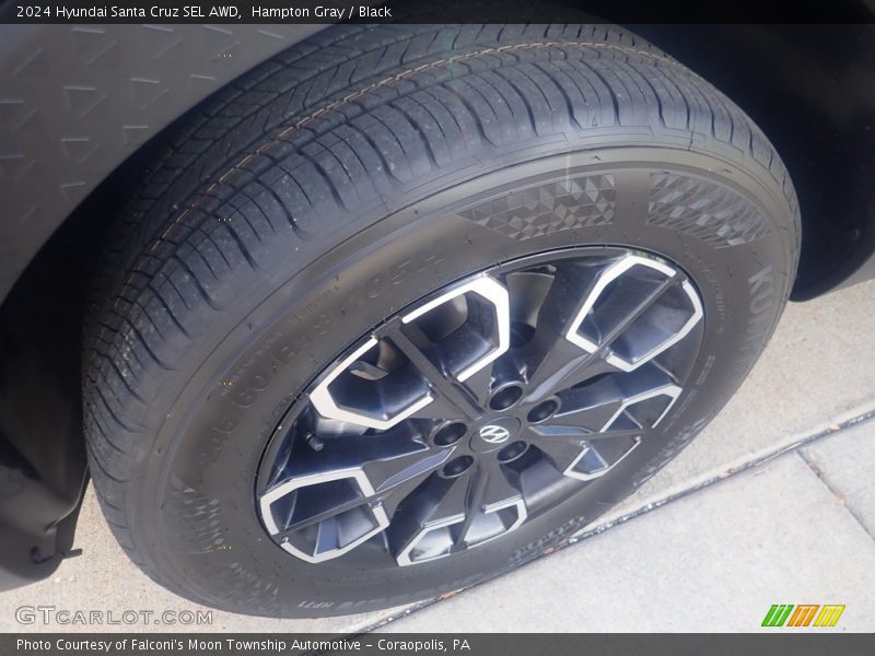 Hampton Gray / Black 2024 Hyundai Santa Cruz SEL AWD