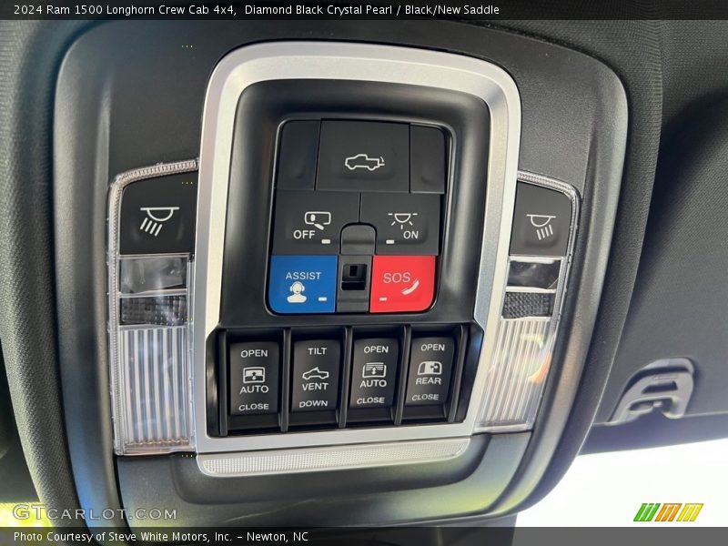 Controls of 2024 1500 Longhorn Crew Cab 4x4