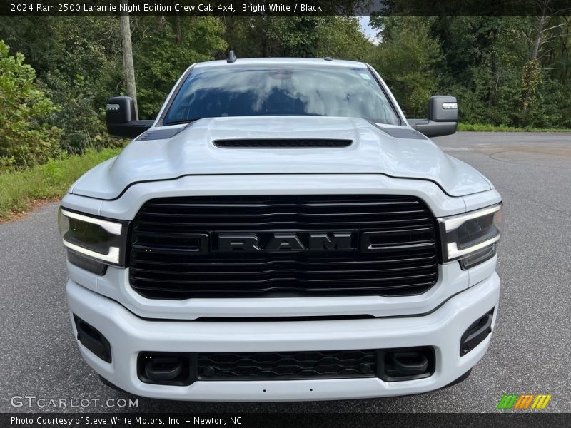 Bright White / Black 2024 Ram 2500 Laramie Night Edition Crew Cab 4x4