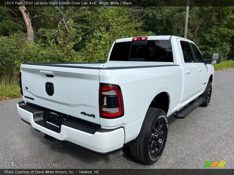 Bright White / Black 2024 Ram 2500 Laramie Night Edition Crew Cab 4x4