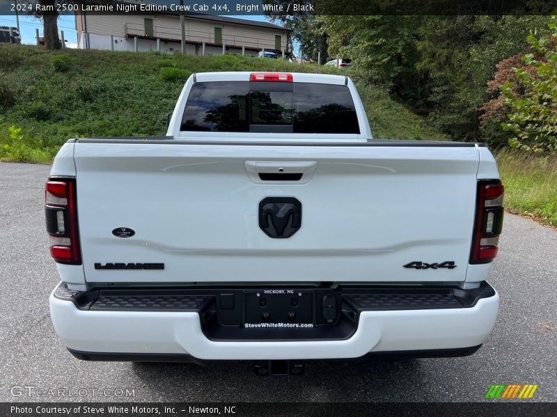 Bright White / Black 2024 Ram 2500 Laramie Night Edition Crew Cab 4x4