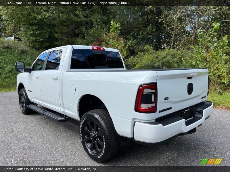 Bright White / Black 2024 Ram 2500 Laramie Night Edition Crew Cab 4x4