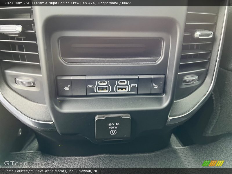 Bright White / Black 2024 Ram 2500 Laramie Night Edition Crew Cab 4x4