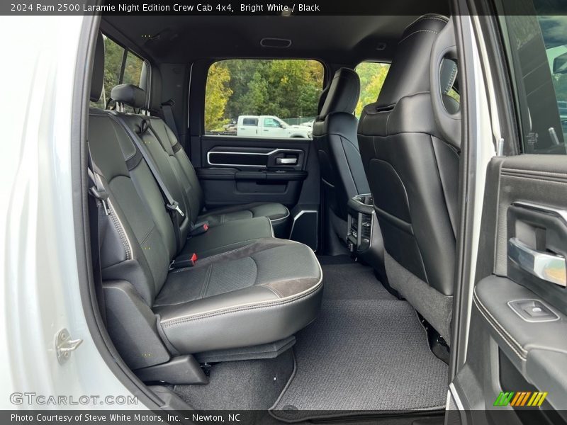Rear Seat of 2024 2500 Laramie Night Edition Crew Cab 4x4