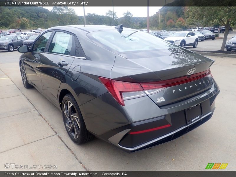 Amazon Gray / Gray 2024 Hyundai Elantra SEL