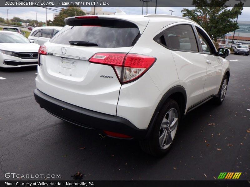 Platinum White Pearl / Black 2020 Honda HR-V EX AWD