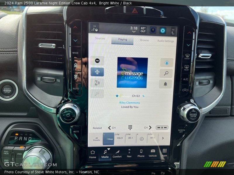 Controls of 2024 2500 Laramie Night Edition Crew Cab 4x4