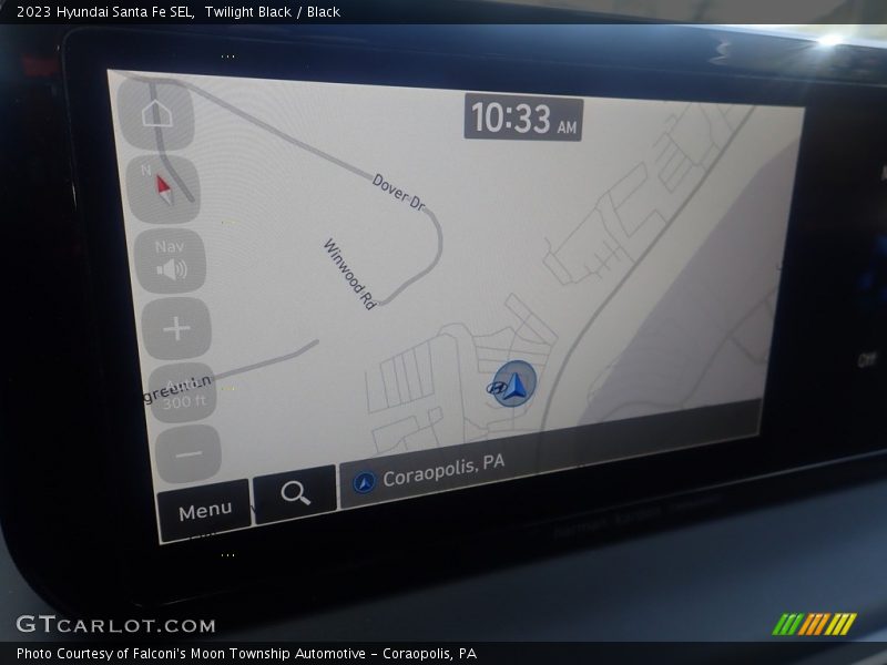 Twilight Black / Black 2023 Hyundai Santa Fe SEL