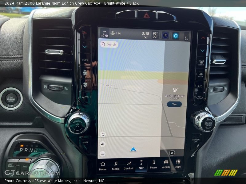 Navigation of 2024 2500 Laramie Night Edition Crew Cab 4x4
