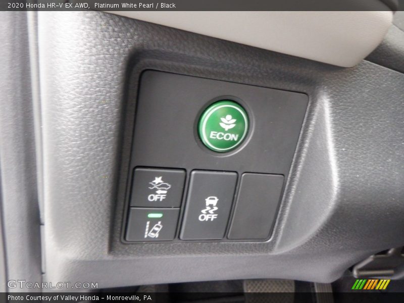 Platinum White Pearl / Black 2020 Honda HR-V EX AWD