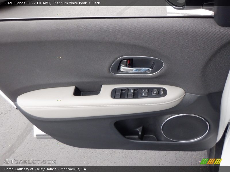 Platinum White Pearl / Black 2020 Honda HR-V EX AWD
