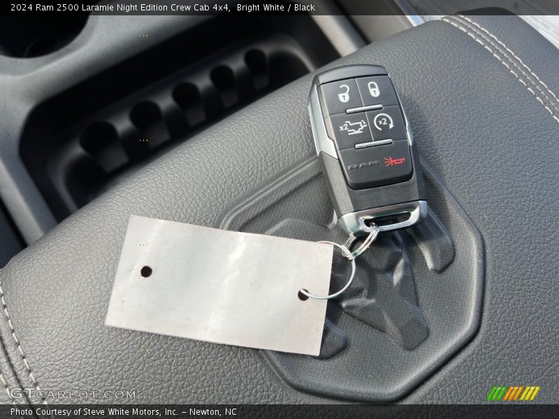 Bright White / Black 2024 Ram 2500 Laramie Night Edition Crew Cab 4x4