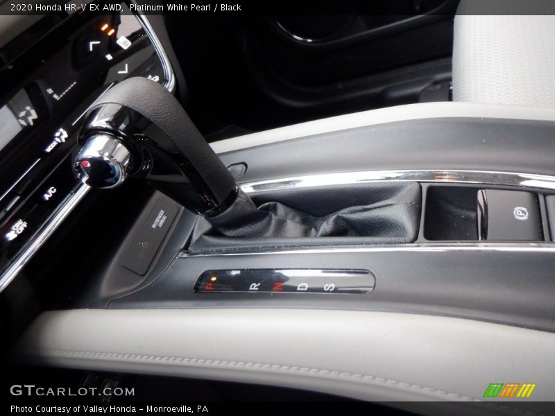 Platinum White Pearl / Black 2020 Honda HR-V EX AWD