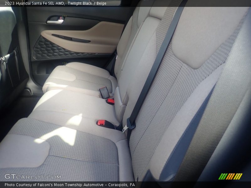 Rear Seat of 2023 Santa Fe SEL AWD