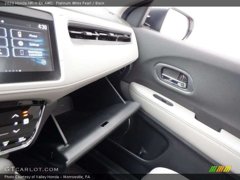 Platinum White Pearl / Black 2020 Honda HR-V EX AWD