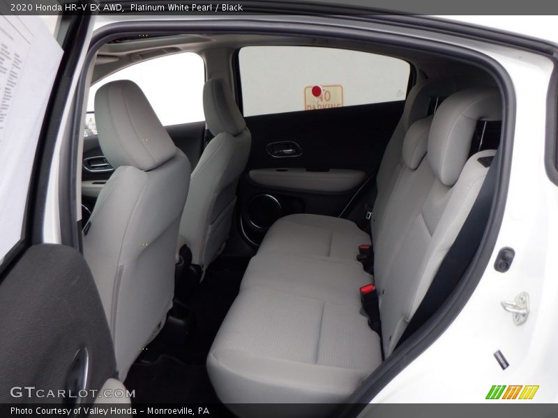 Platinum White Pearl / Black 2020 Honda HR-V EX AWD