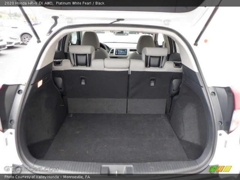 Platinum White Pearl / Black 2020 Honda HR-V EX AWD