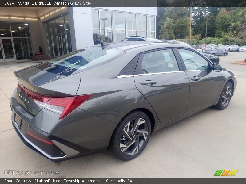 Amazon Gray / Gray 2024 Hyundai Elantra SEL