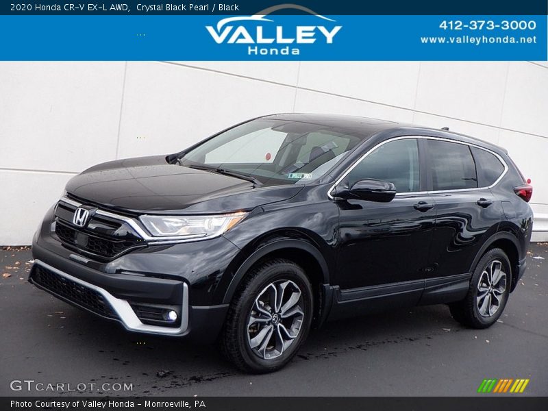 Crystal Black Pearl / Black 2020 Honda CR-V EX-L AWD
