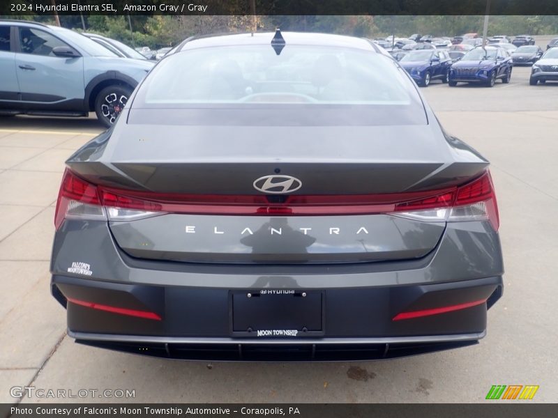 Amazon Gray / Gray 2024 Hyundai Elantra SEL