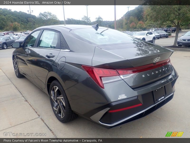 Amazon Gray / Gray 2024 Hyundai Elantra SEL