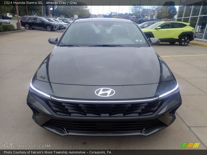 Amazon Gray / Gray 2024 Hyundai Elantra SEL
