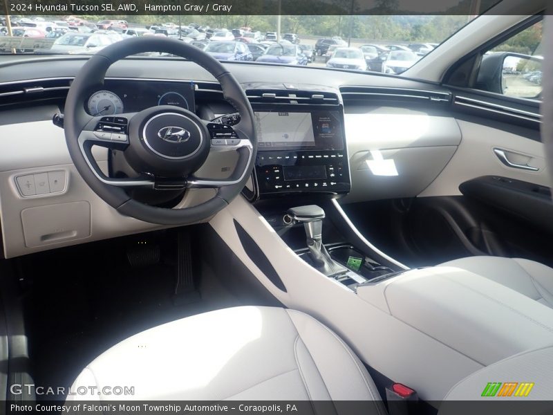 Hampton Gray / Gray 2024 Hyundai Tucson SEL AWD