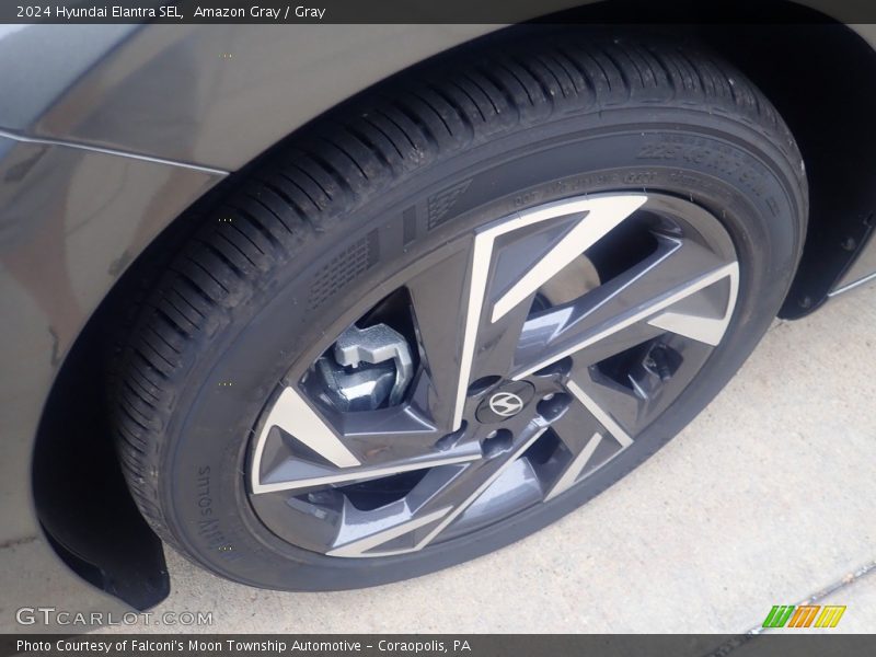Amazon Gray / Gray 2024 Hyundai Elantra SEL