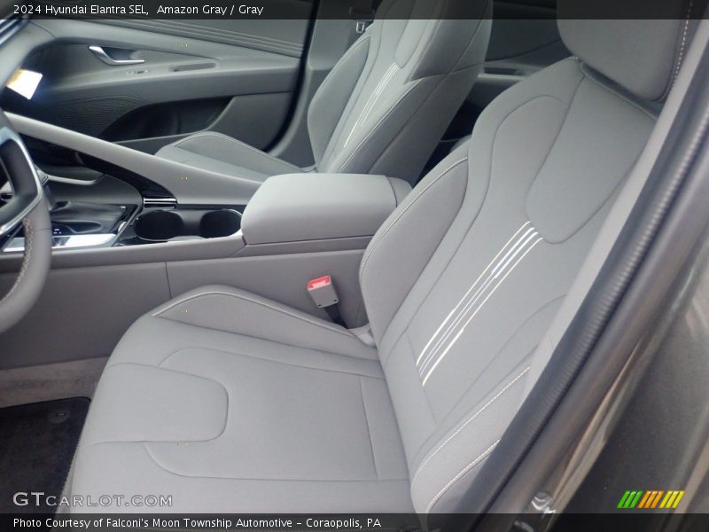 Amazon Gray / Gray 2024 Hyundai Elantra SEL
