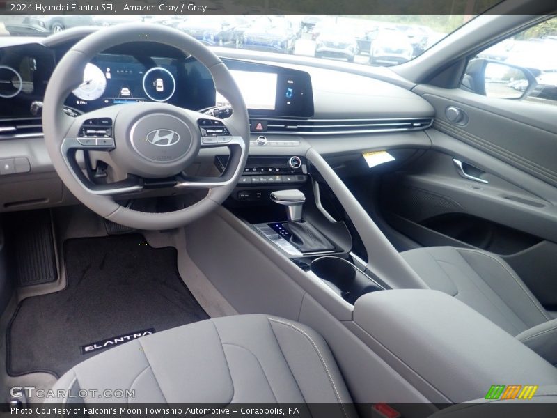  2024 Elantra SEL Gray Interior