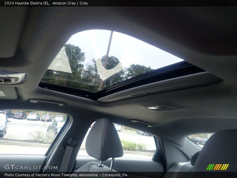 Amazon Gray / Gray 2024 Hyundai Elantra SEL