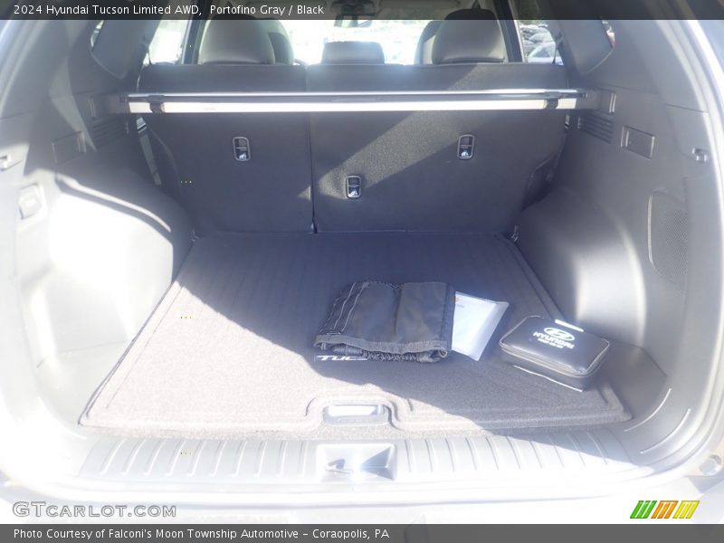 Portofino Gray / Black 2024 Hyundai Tucson Limited AWD