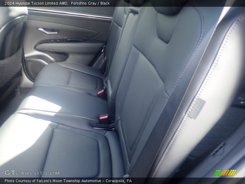 Portofino Gray / Black 2024 Hyundai Tucson Limited AWD