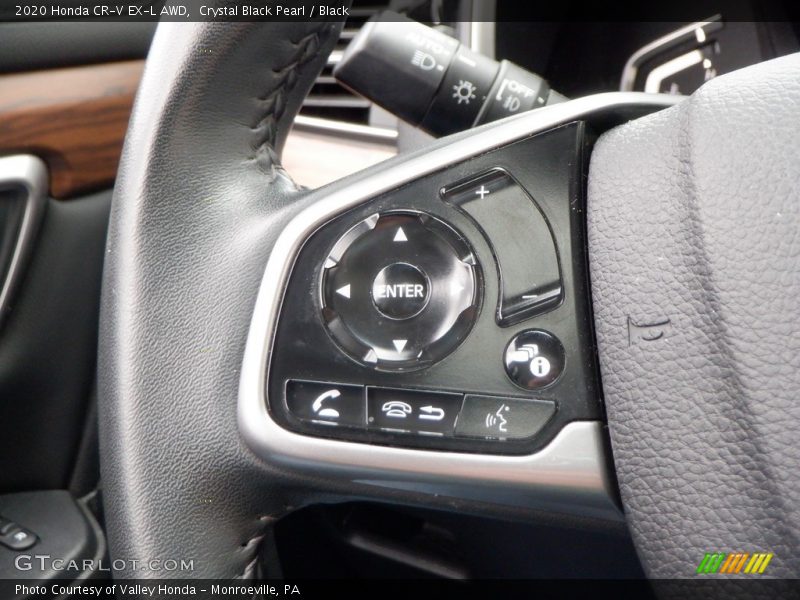 Crystal Black Pearl / Black 2020 Honda CR-V EX-L AWD
