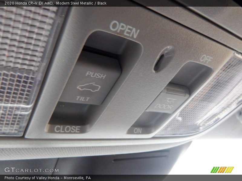Modern Steel Metallic / Black 2020 Honda CR-V EX AWD