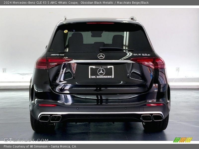 Obsidian Black Metallic / Macchiato Beige/Black 2024 Mercedes-Benz GLE 63 S AMG 4Matic Coupe