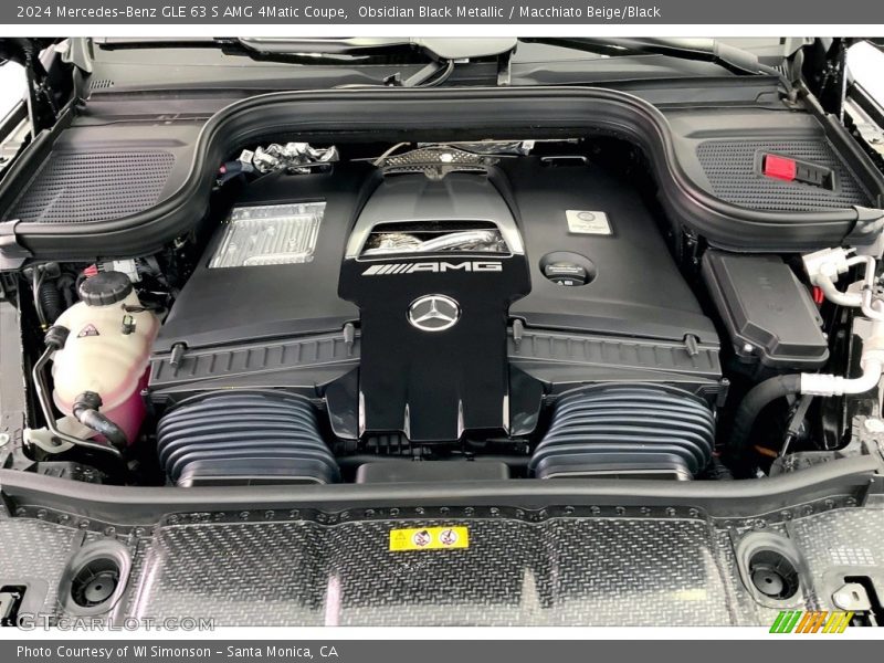  2024 GLE 63 S AMG 4Matic Coupe Engine - 4.0 Liter DI biturbo DOHC 32-Valve VVT V8