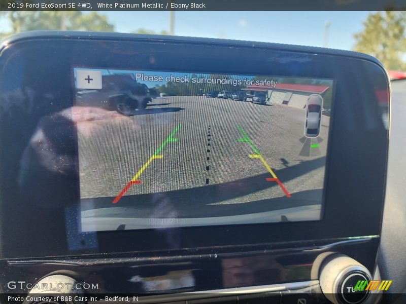 White Platinum Metallic / Ebony Black 2019 Ford EcoSport SE 4WD