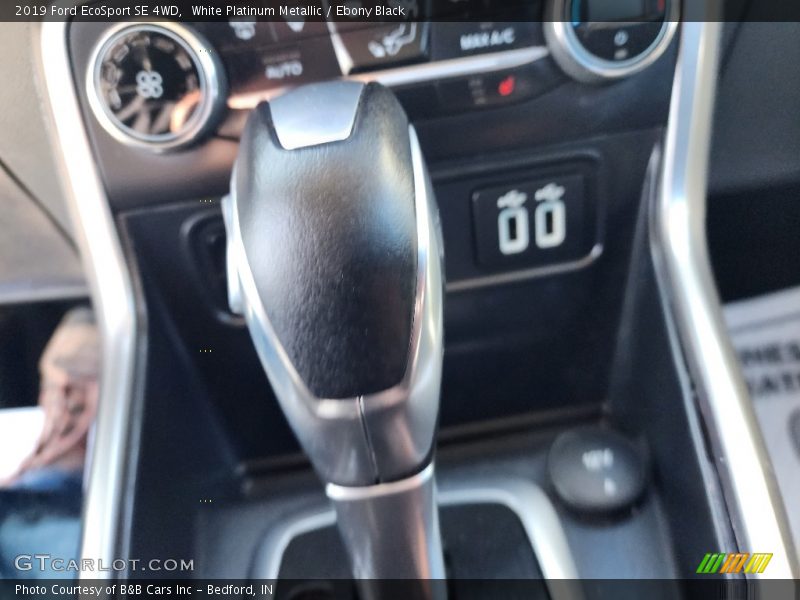 White Platinum Metallic / Ebony Black 2019 Ford EcoSport SE 4WD