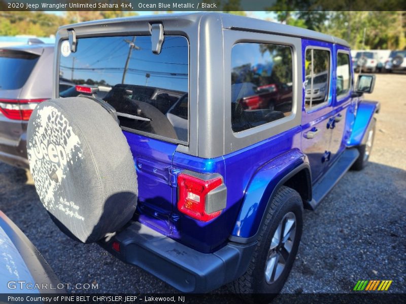 Ocean Blue Metallic / Black 2020 Jeep Wrangler Unlimited Sahara 4x4
