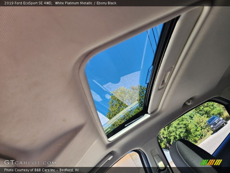 White Platinum Metallic / Ebony Black 2019 Ford EcoSport SE 4WD