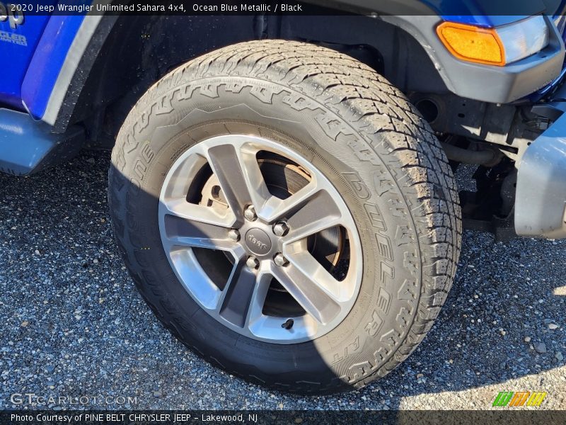 Ocean Blue Metallic / Black 2020 Jeep Wrangler Unlimited Sahara 4x4