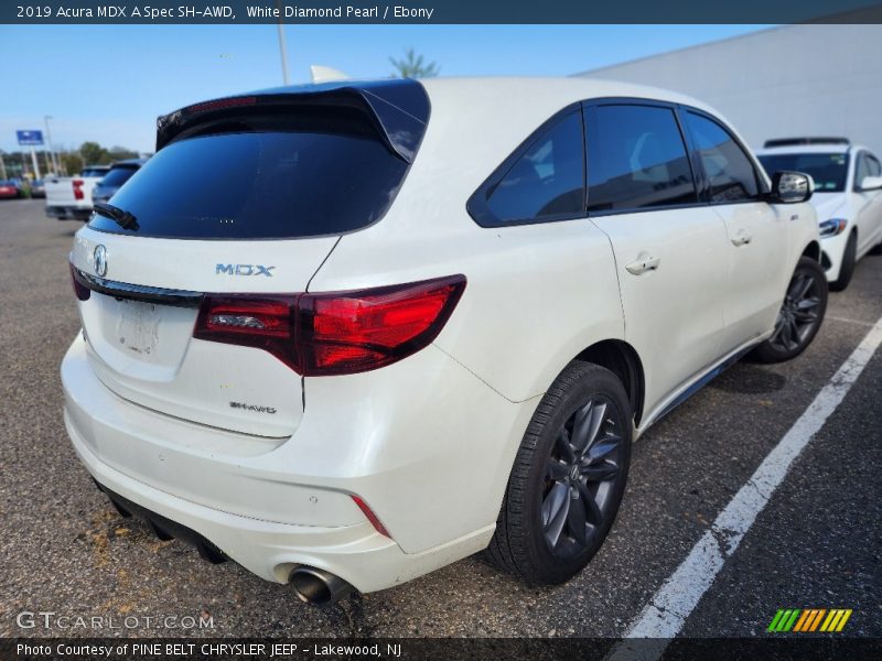 White Diamond Pearl / Ebony 2019 Acura MDX A Spec SH-AWD